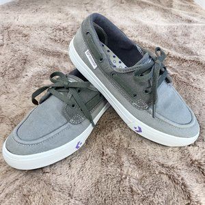 Converse Sea Star Ox Low Top Sneakers Boat Shoes Womens Size 8.5 Gray Nautical